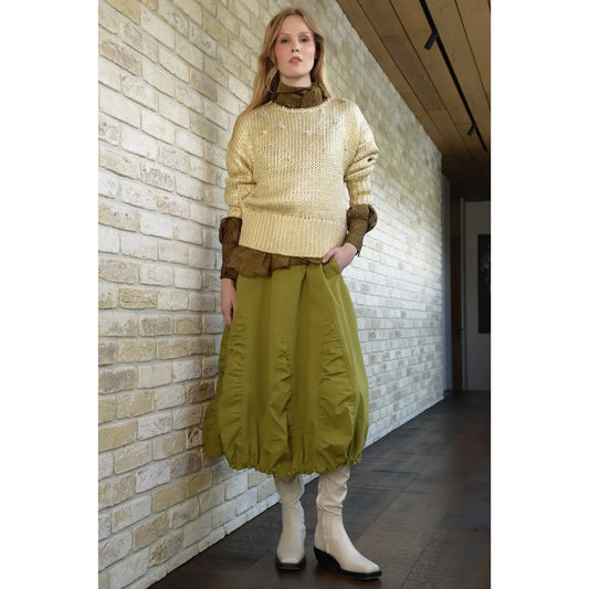 Trelise Cooper Diamond in the Puff Skirt - Chartreuse