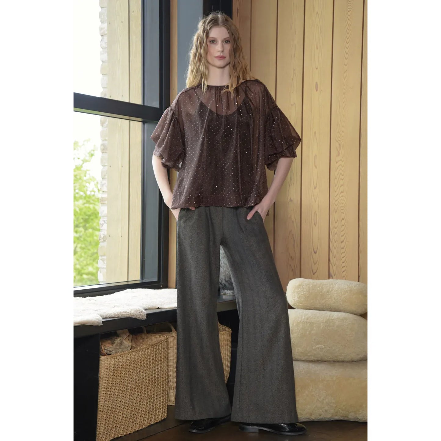 Trelise Cooper Walk and Talk Trouser - Gravel
