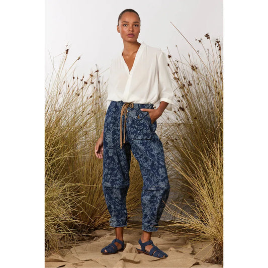 M.A Dainty Trucker Jean - Floral