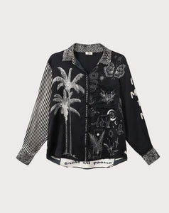 Me 369 Isabel Shirt - Black Magic