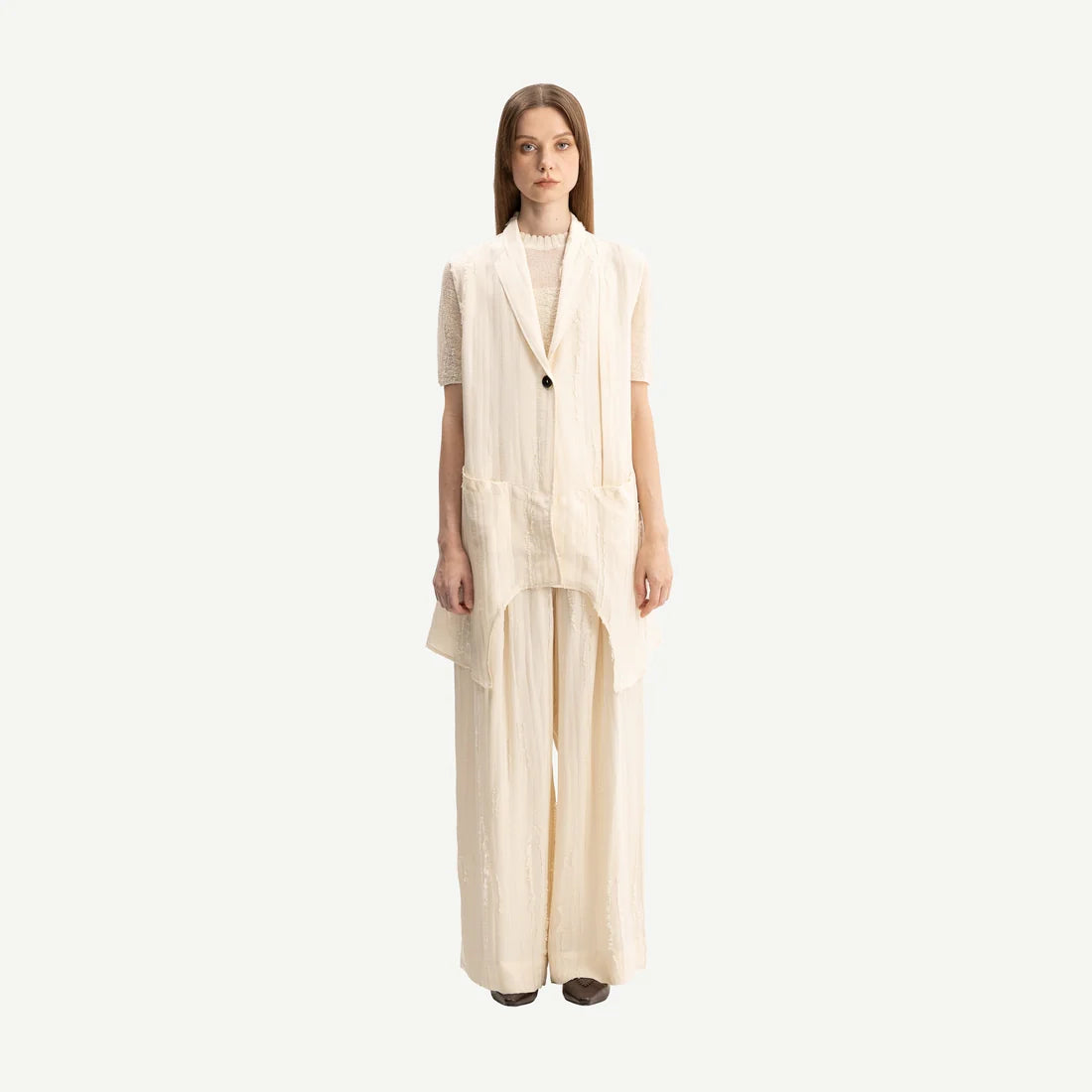 Bone & Arrow Nyx Vest - Cream