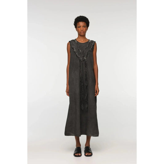 La Vaca Loca Figura Dress - Cold Black