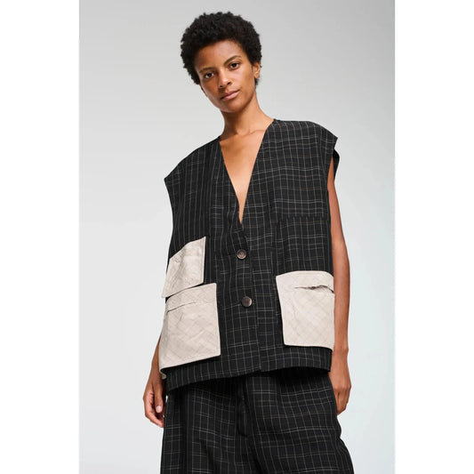 La Vaca Loca Bebe Vest - Black