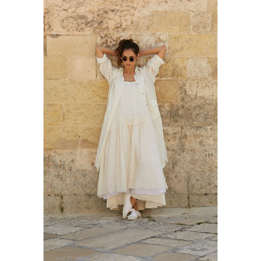Meg By Design Amelie Tutu Long  Dress - Cream