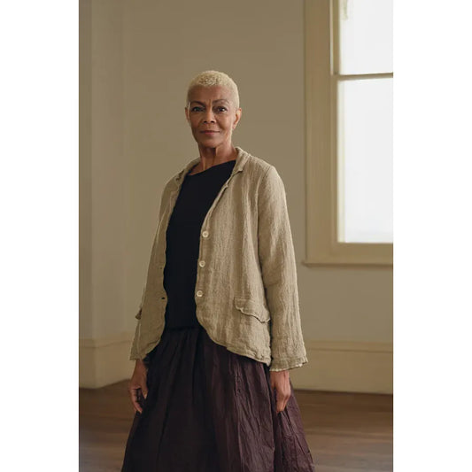 Meg By Design Baridi  Jacket - Natural Stripe