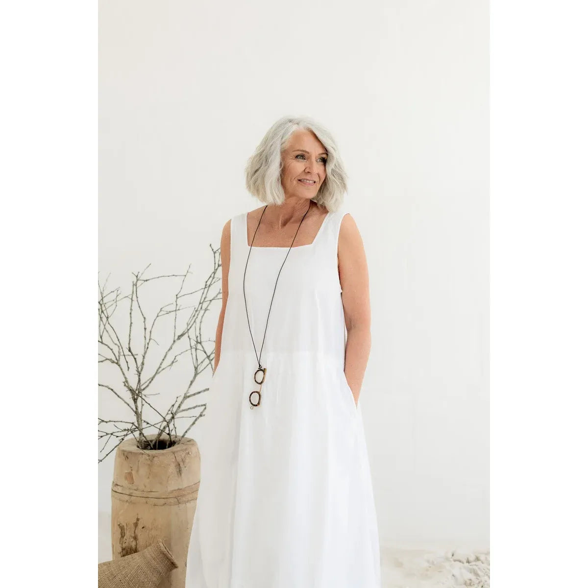 Meg By Design Fitzroy Maxi Dress - White