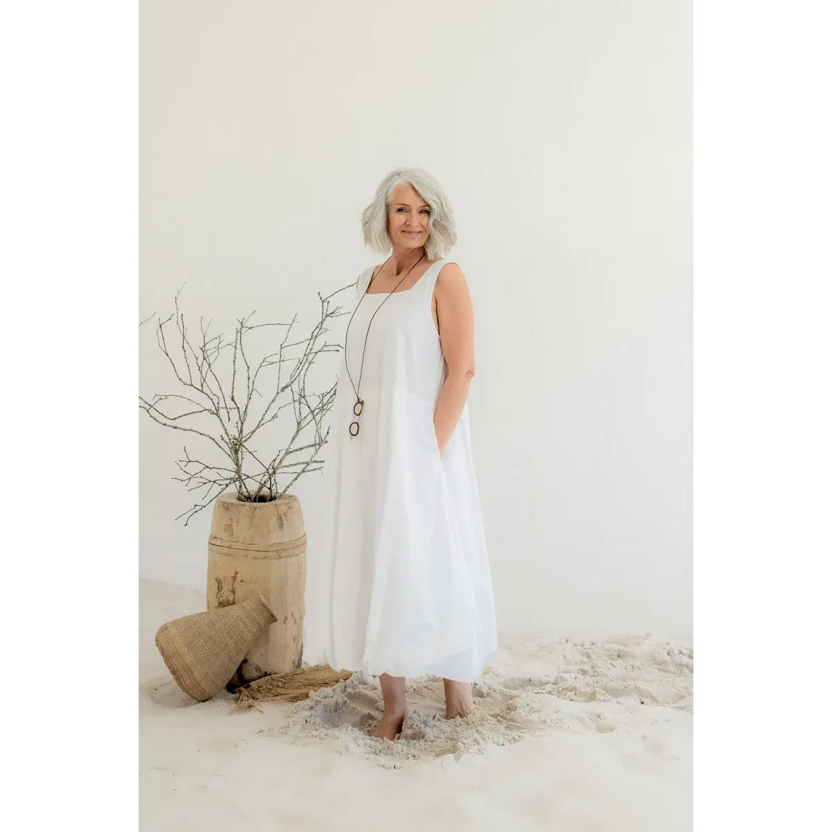 Meg By Design Fitzroy Maxi Dress - White