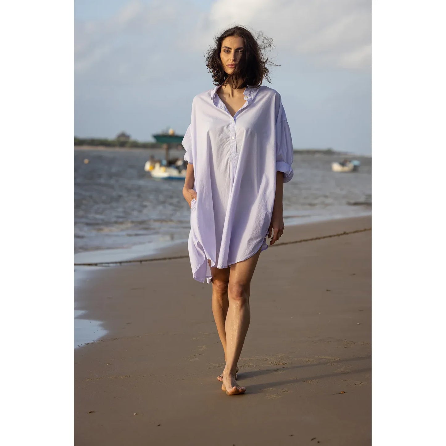 Meg By Design Harper Shirt - Lavender