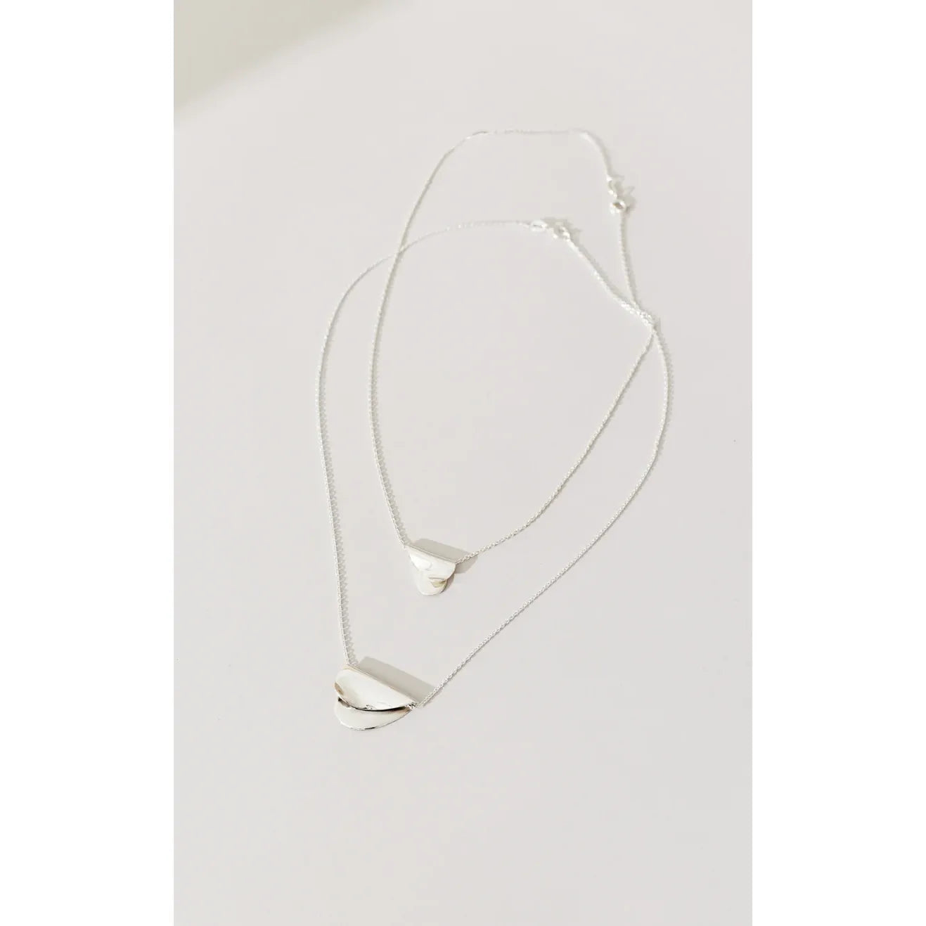 Jacquie Starr Folded Hearts Pendant - Large