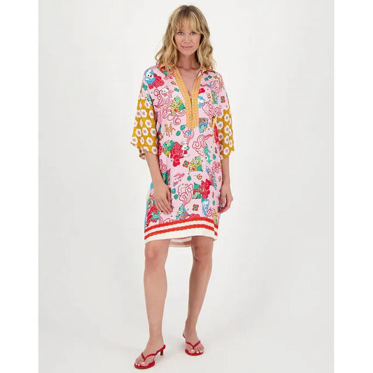 Me 369 Nancy Placket Dress - Lucky Me