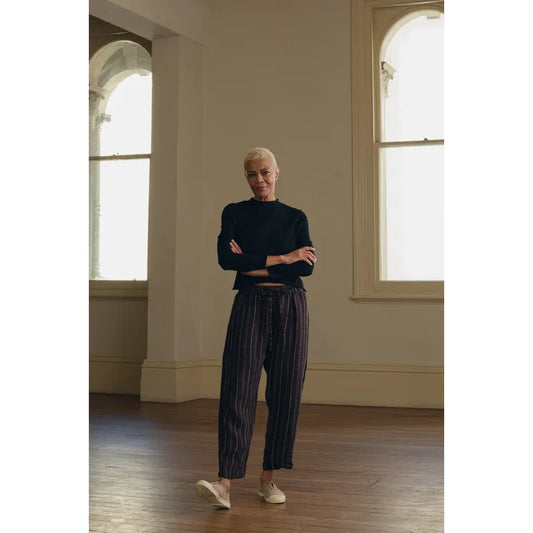 Meg By Design Leon Pant - Brown Stripe