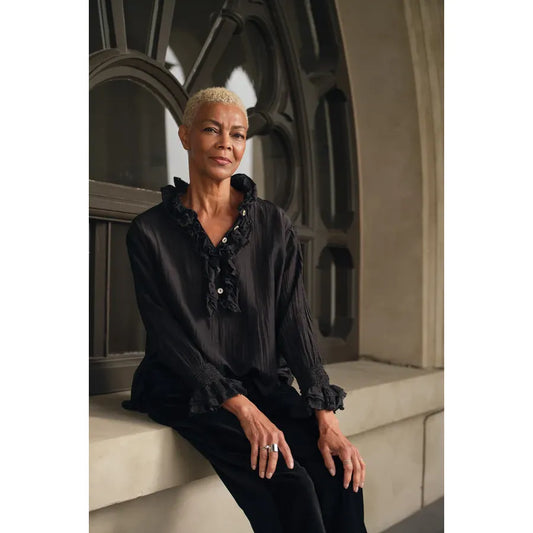 Meg By Design Odile Blouse - Black