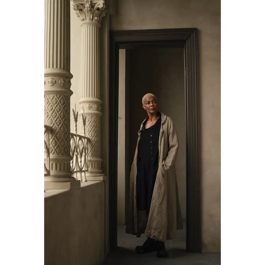 Meg By Design Olivier Coat - Natural Stripe