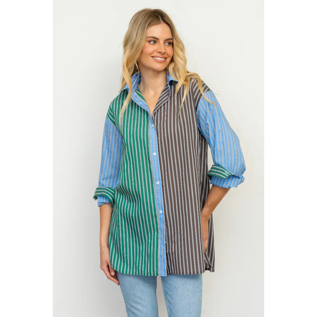 Shirty The Boyfriend Shirt - Chocolate Combo