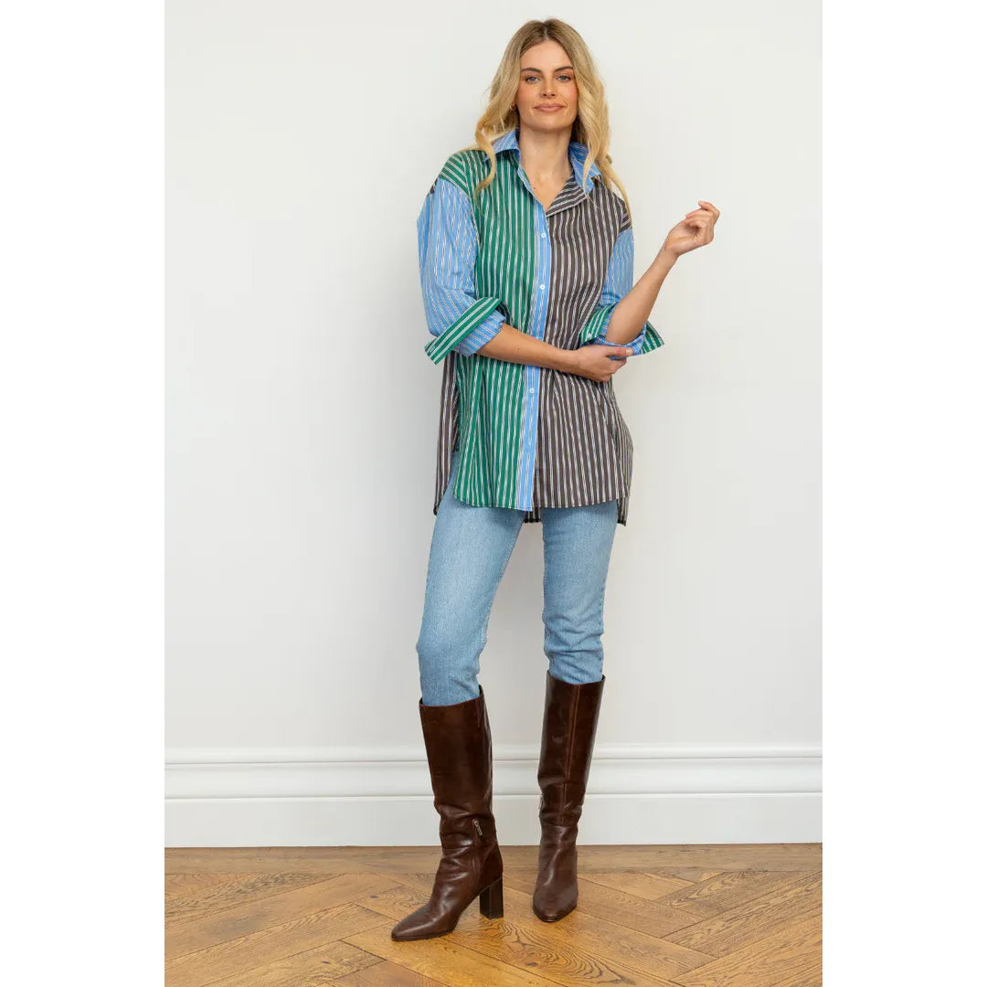 Shirty The Boyfriend Shirt - Chocolate Combo