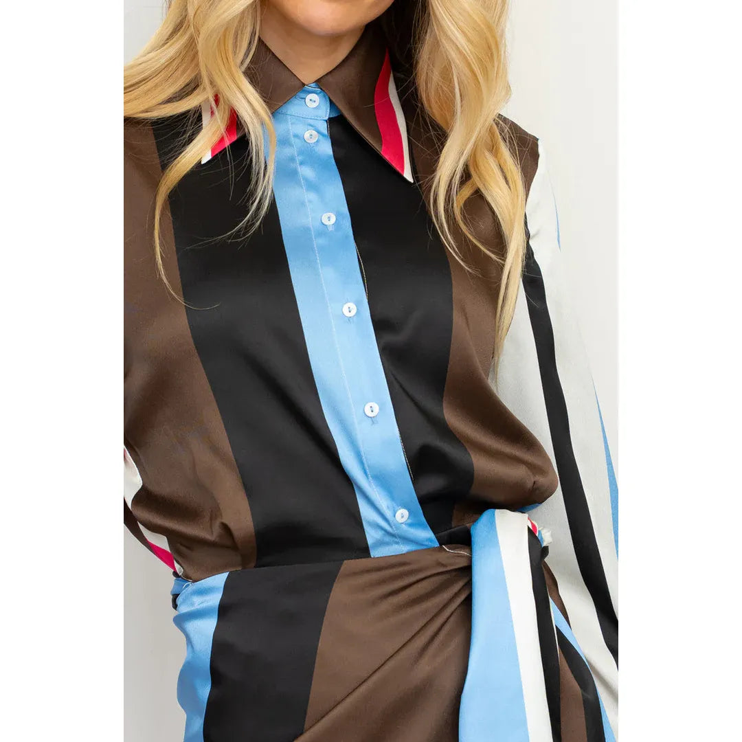 Shirty The Talita Shirtdress - All Sort Stripe