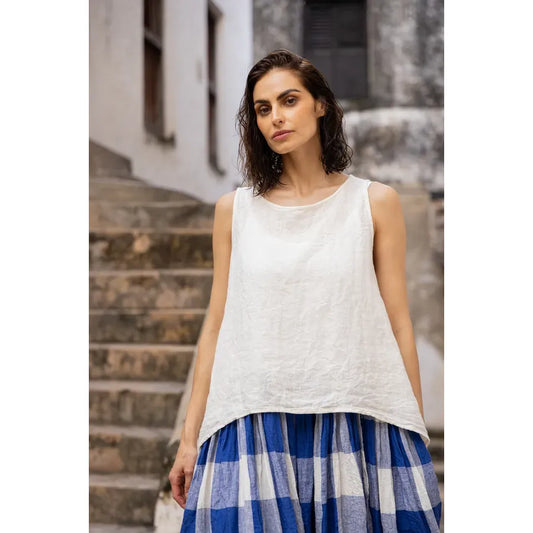 Meg By Design Taji Top - Warm White