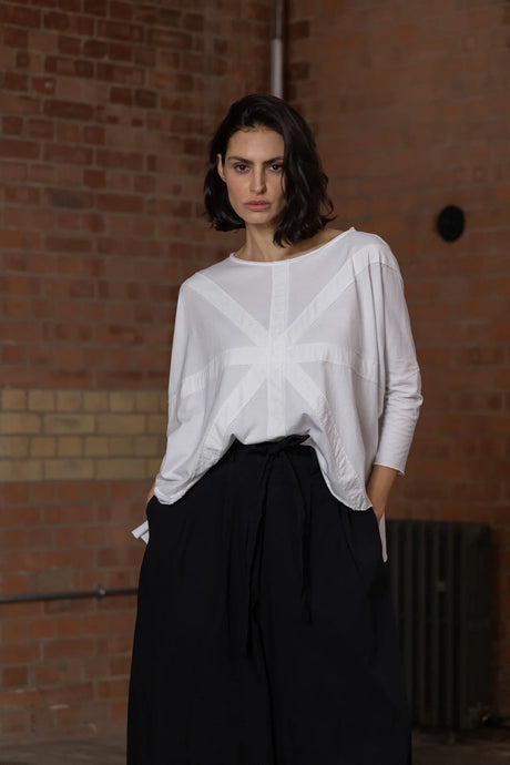 Meg By Design Union Tee - White