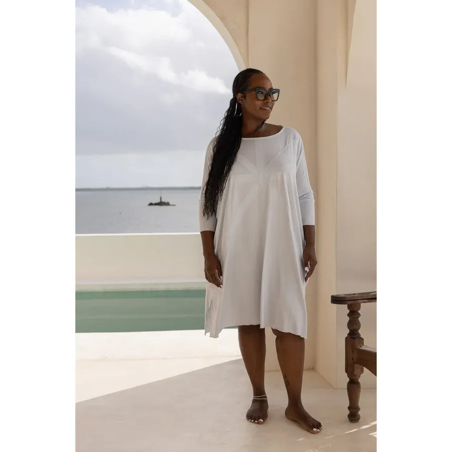 Meg By Design Union Cotton Tunic - White