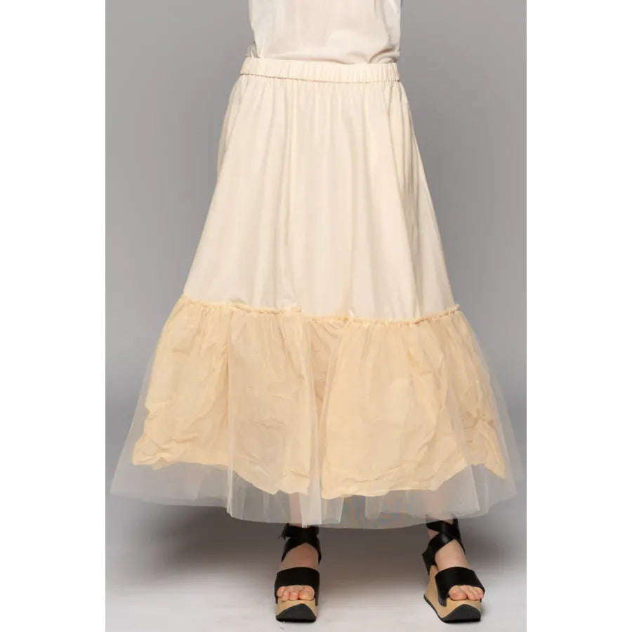Dogstar Sorrel Tulle Skirt - Natural