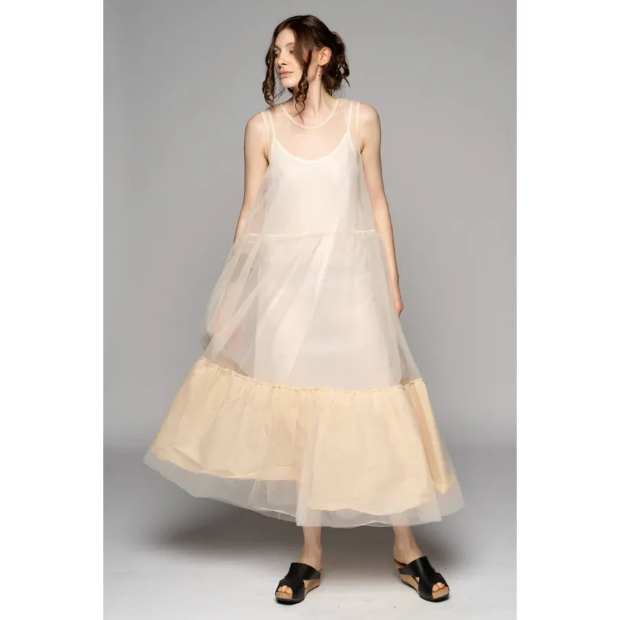 Dogstar Sorrel Tulle Dress - Natural
