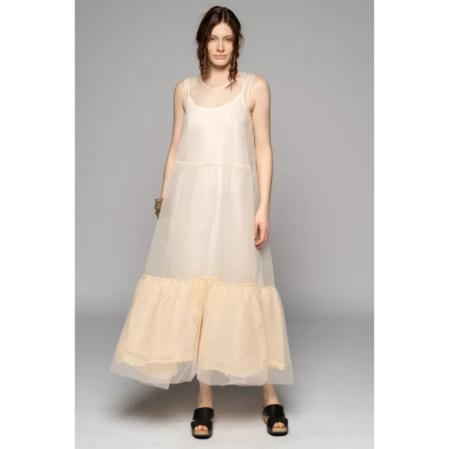 Dogstar Sorrel Tulle Dress - Natural