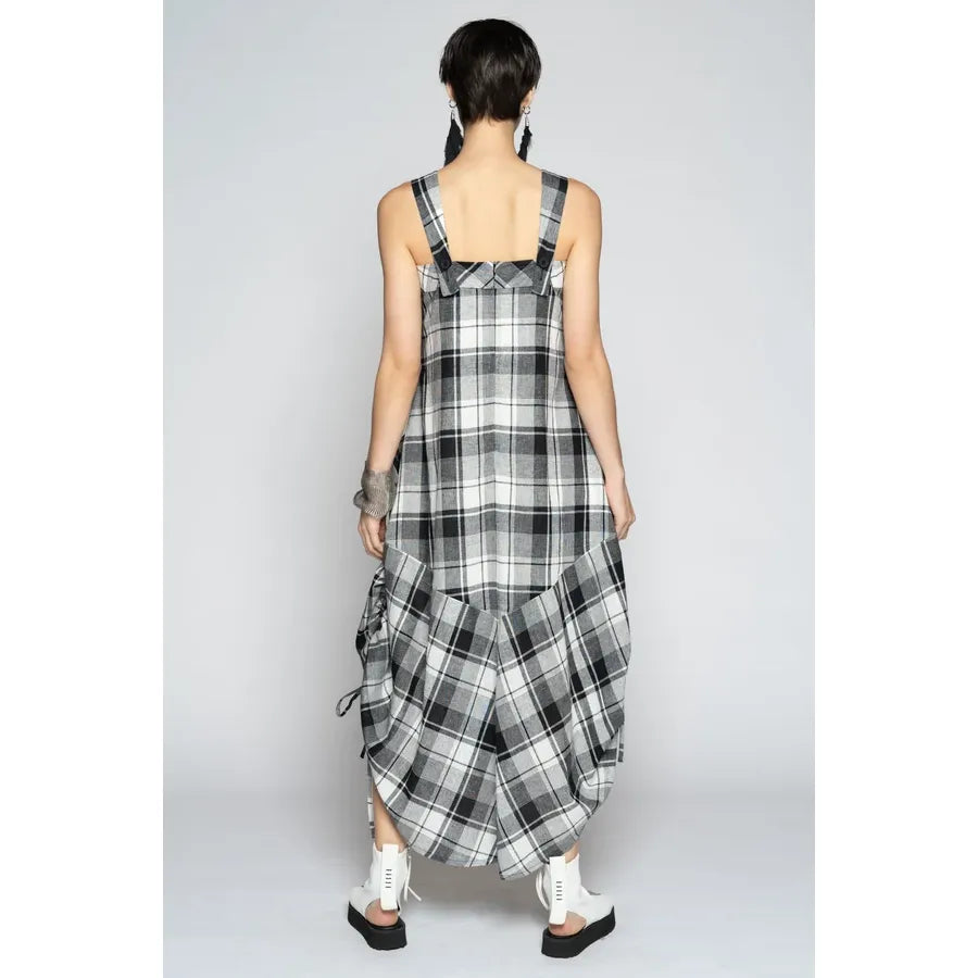 Dogstar Arya Check Dress - Black/White