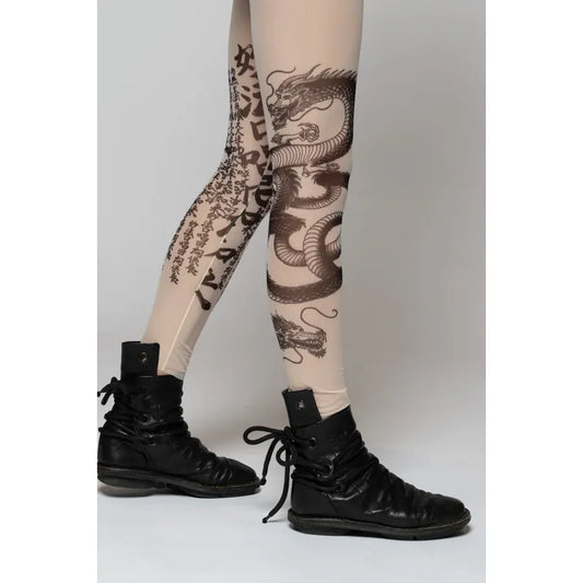 Dogstar Tatu Tights - Nude
