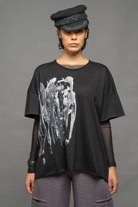 Dogstar Kinu Mesh top - Black