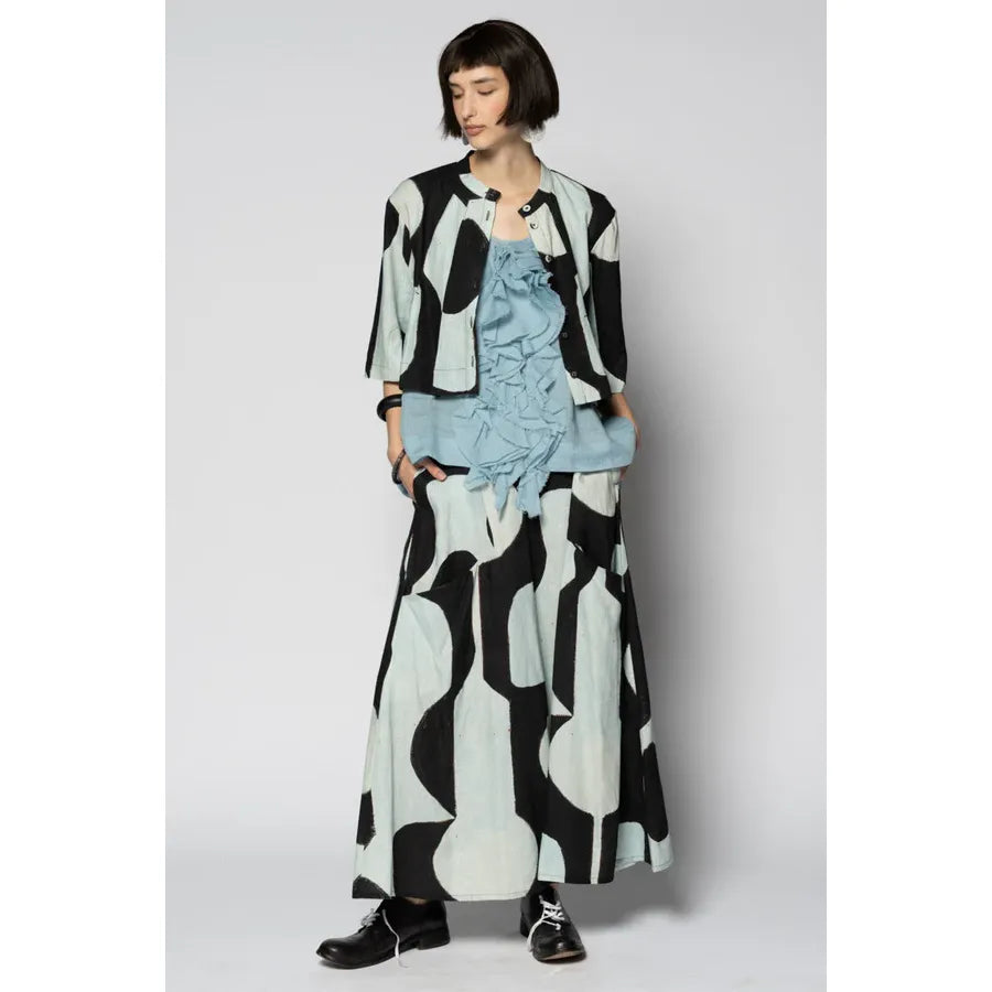 Dogstar Kakure Wide Pants - Black Print