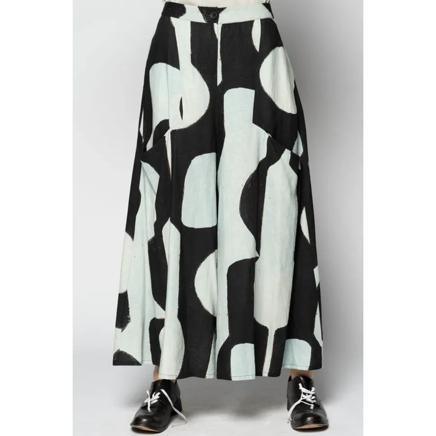 Dogstar Kakure Wide Pants - Black Print
