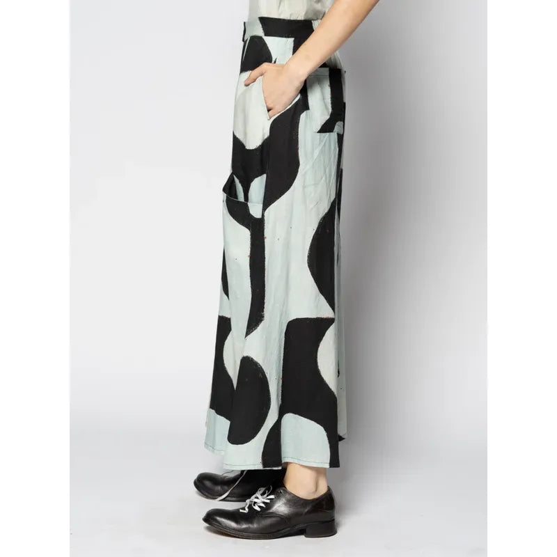 Dogstar Kakure Wide Pants - Black Print