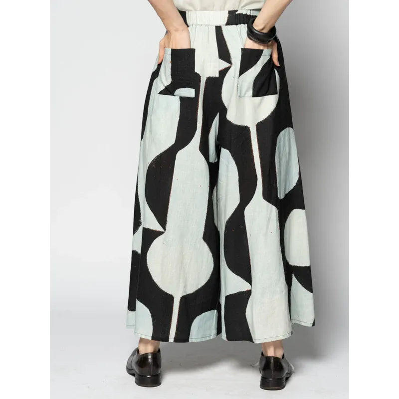 Dogstar Kakure Wide Pants - Black Print