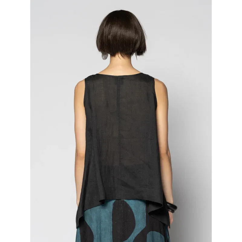 Dogstar Sumi Frill Top - Black