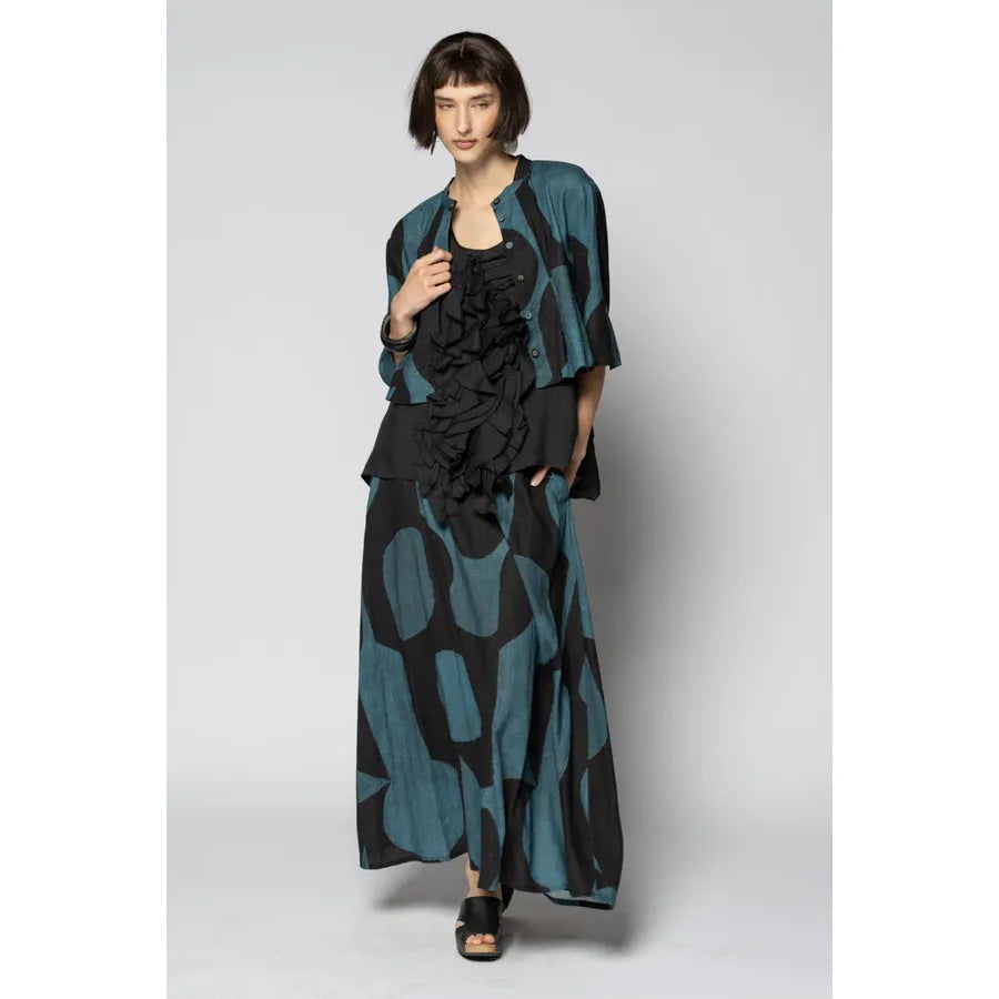 Dogstar Sumi Frill Top - Black