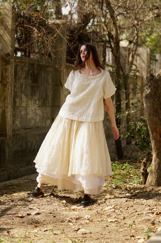 Meg By Design Amelie Tutu Long  Dress - Cream