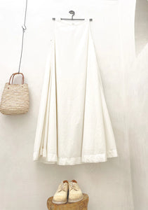 Meg By Design Zahra Paper Cotton Dress - White
